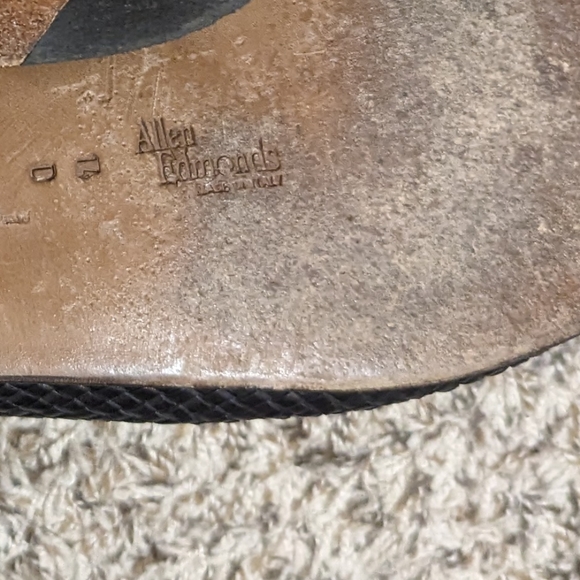 Allen Edmonds Black Siena Woven Penny Loafers - size 14 D - Picture 5 of 7